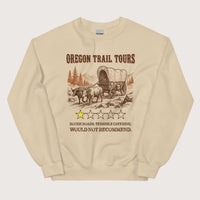 Sand Oregon Trail Tours Review Sweatshirt - history buff gift by HistoHead