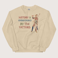 Sand Harold Godwinson History Is Embroidered by the Victors Bayeux Tapestry Sweatshirt - history buff gift by HistoHead