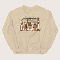 Sand Here Sits Throned Harold King of the English Bayeux Tapestry Sweatshirt - history buff gift by HistoHead