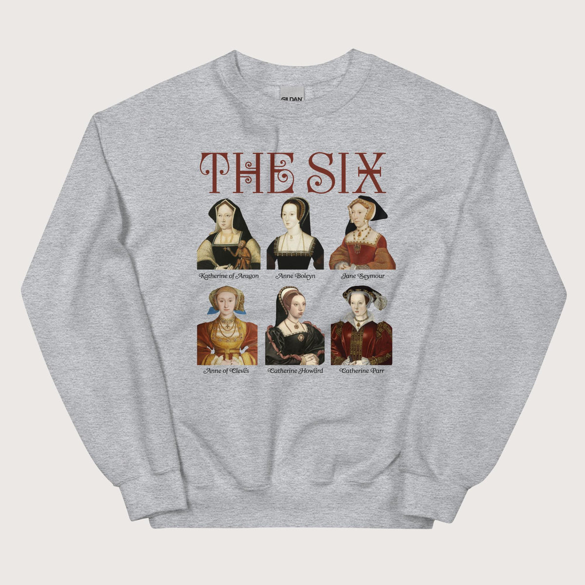 Sport Grey The Six Sweatshirt - history buff gift by HistoHead
