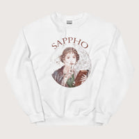 White Sappho Sweatshirt - history buff gift by HistoHead