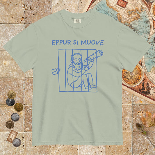 Bay Galileo Galilei And Yet It Moves - Premium Tee - history buff gift by HistoHead