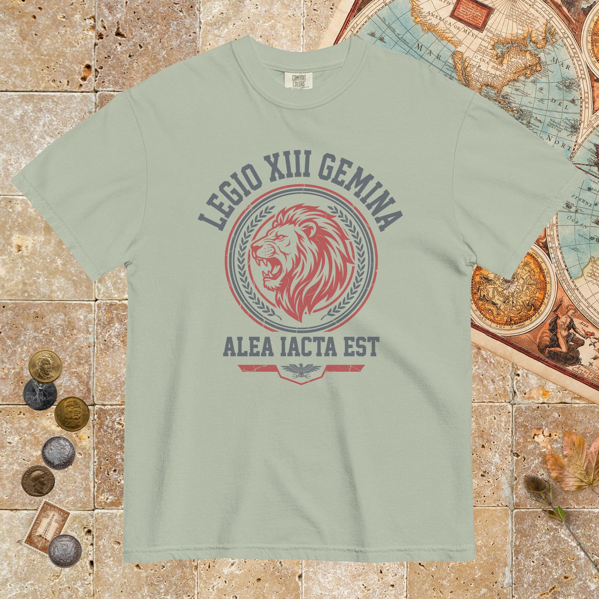 Bay Legio XIII Gemina Alea Iacta Est - Premium Tee - history buff gift by HistoHead