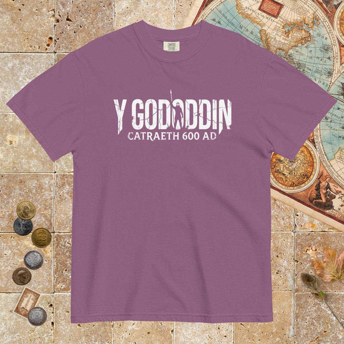 Berry Y Gododdin Catraeth 600 - Premium Tee - history buff gift by HistoHead