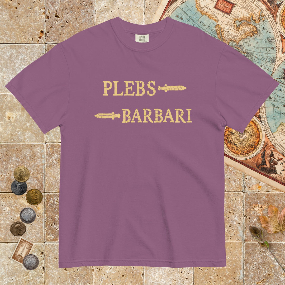 Berry Mosaic Plebs or Barbari - Premium Tee - history buff gift by HistoHead