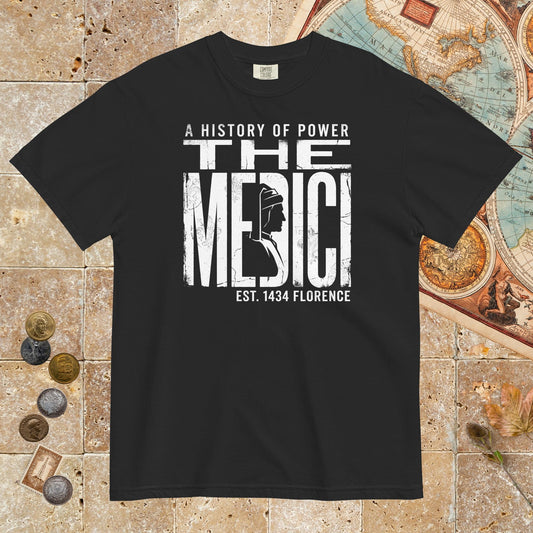 Black The Medici - Premium Tee - history buff gift by HistoHead