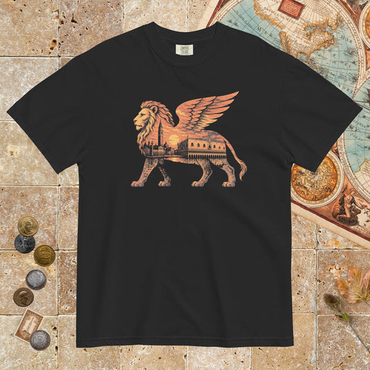 Black Winged Lion of the Lagoon - Premium Tee - history buff gift by HistoHead