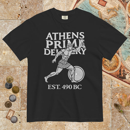 Black Athens Prime Delivery - Premium Tee - history buff gift by HistoHead