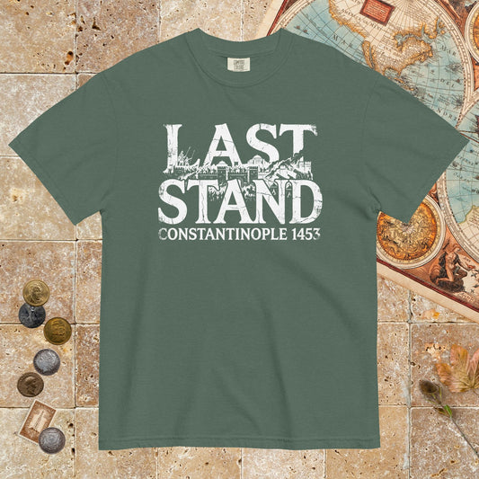 Blue Spruce Last Stand Constantinople 1453 - Premium Tee - history buff gift by HistoHead