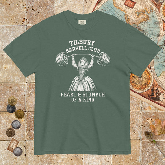 Blue Spruce Elizabeth I Tilbury Barbell Club - Premium Tee - history buff gift by HistoHead