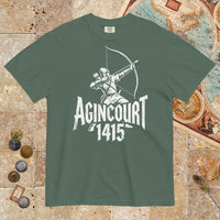Blue Spruce Agincourt 1415 Longbowman - Premium Tee - history buff gift by HistoHead