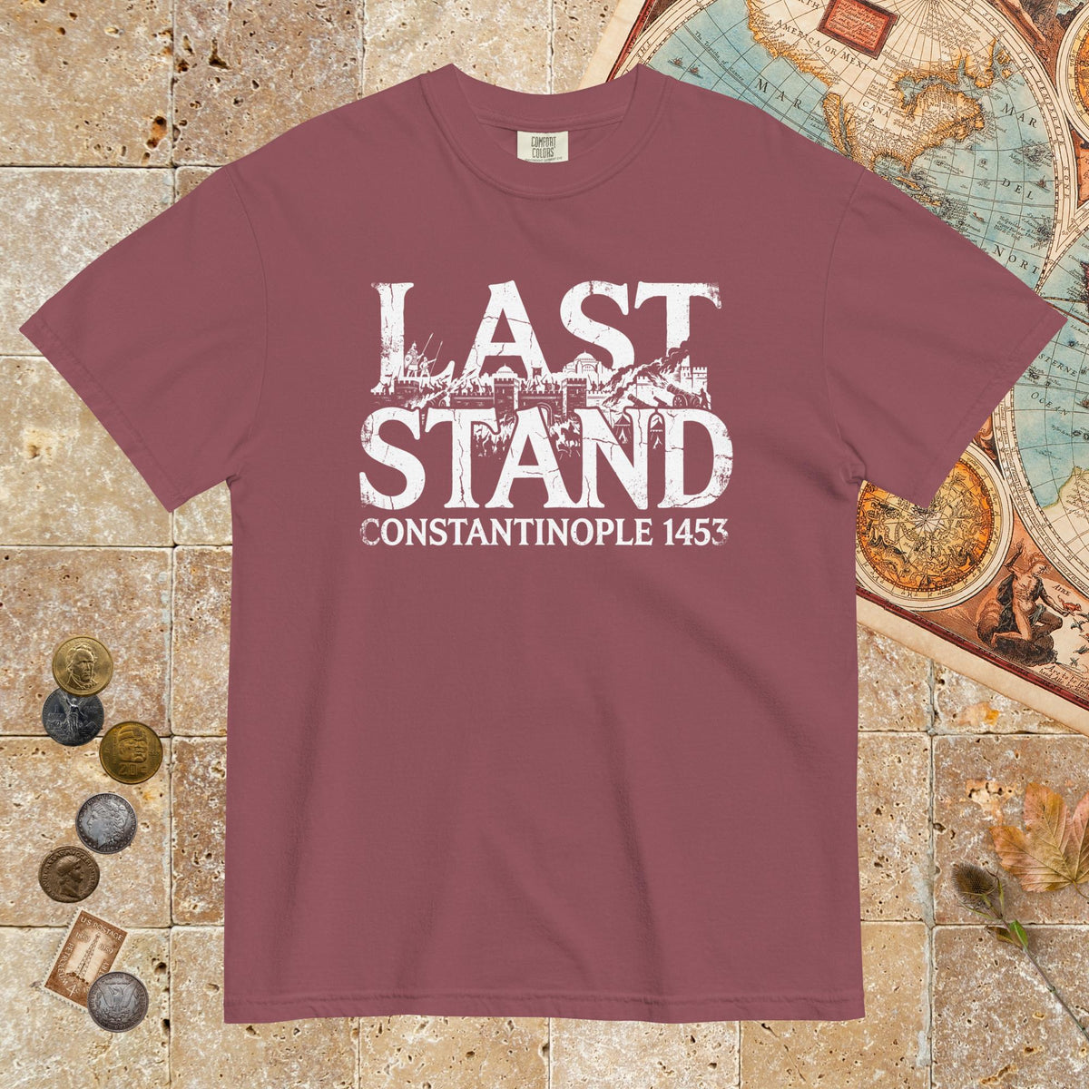 Brick Last Stand Constantinople 1453 - Premium Tee - history buff gift by HistoHead