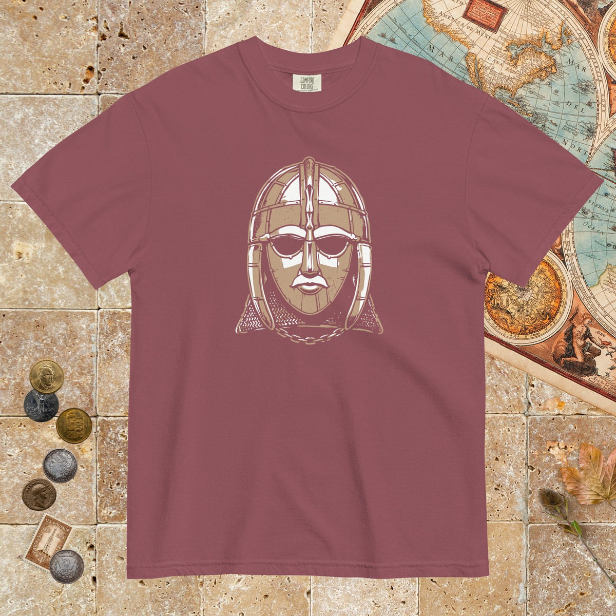 Brick Sutton Hoo Helmet - Premium Tee - history buff gift by HistoHead