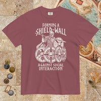 Brick Shieldwall Against Social Interaction - Premium Tee - history buff gift by HistoHead