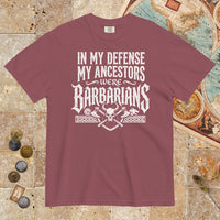 Brick In My Defense My Ancestors Were Barbarians - Premium Tee - history buff gift by HistoHead