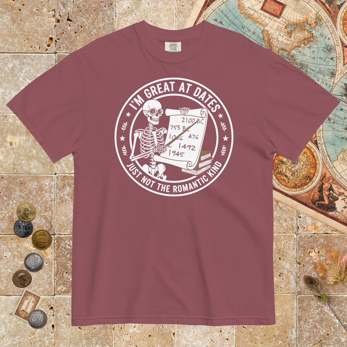 Brick Great At Dates - Premium Tee - history buff gift by HistoHead