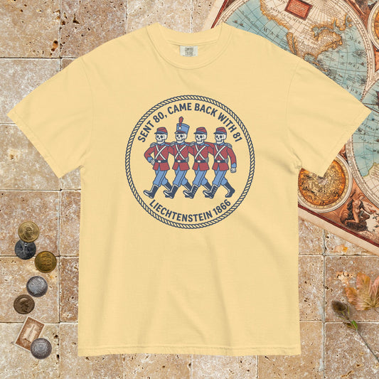 Butter Liechtenstein 1866 - Premium Tee - history buff gift by HistoHead