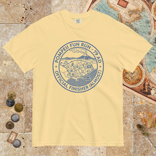 Butter Pompeii Fun Run Official Finisher - Premium Tee - history buff gift by HistoHead