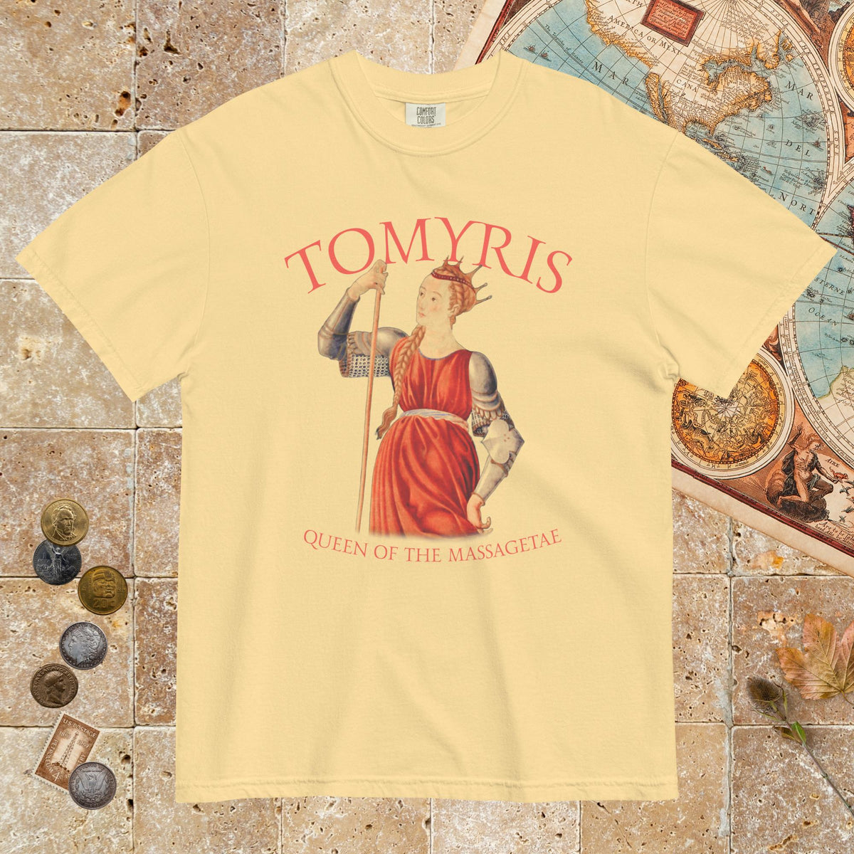 Butter Tomyris Queen of the Massagetae - Premium Tee - history buff gift by HistoHead