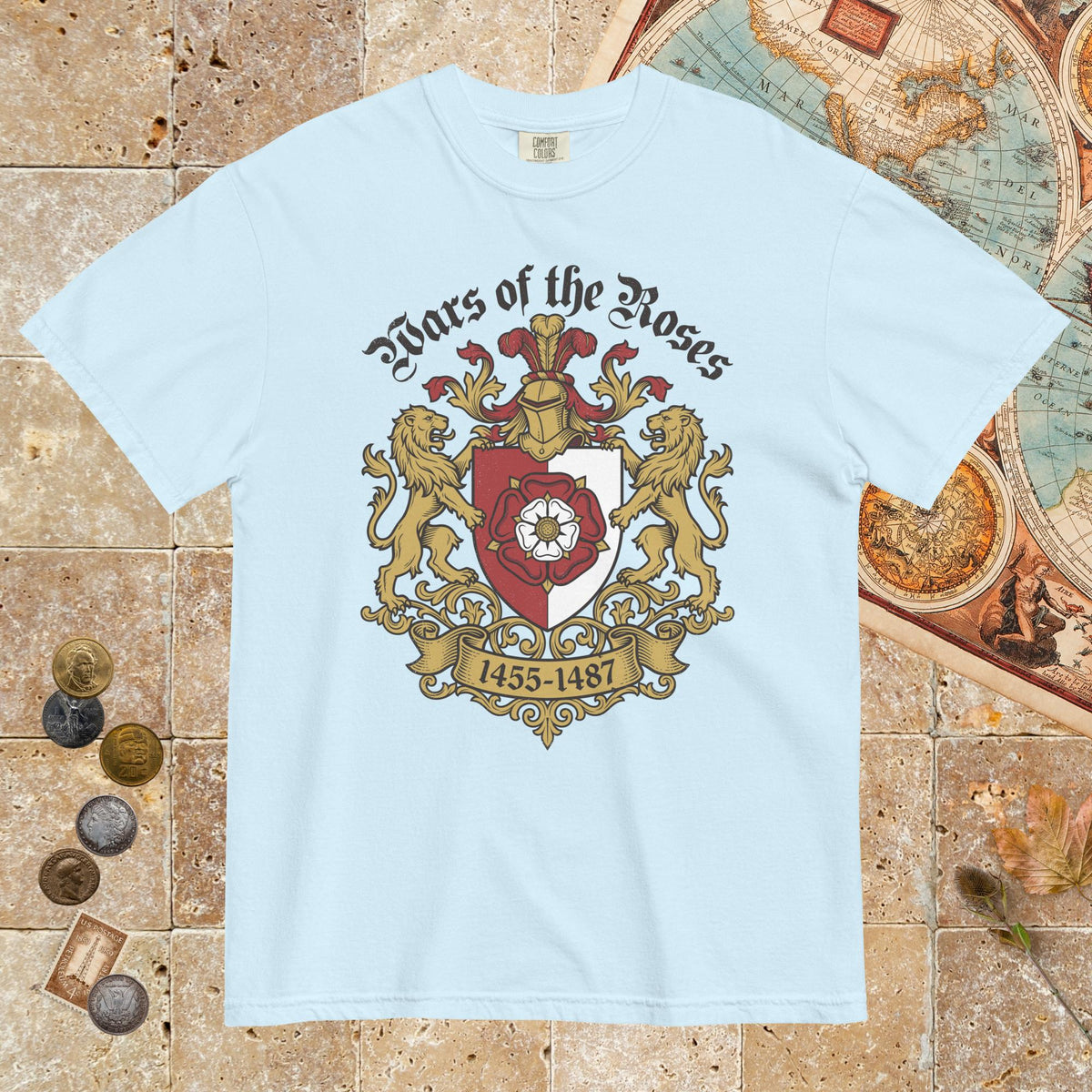 Chambray Wars of the Roses - Premium Tee - history buff gift by HistoHead