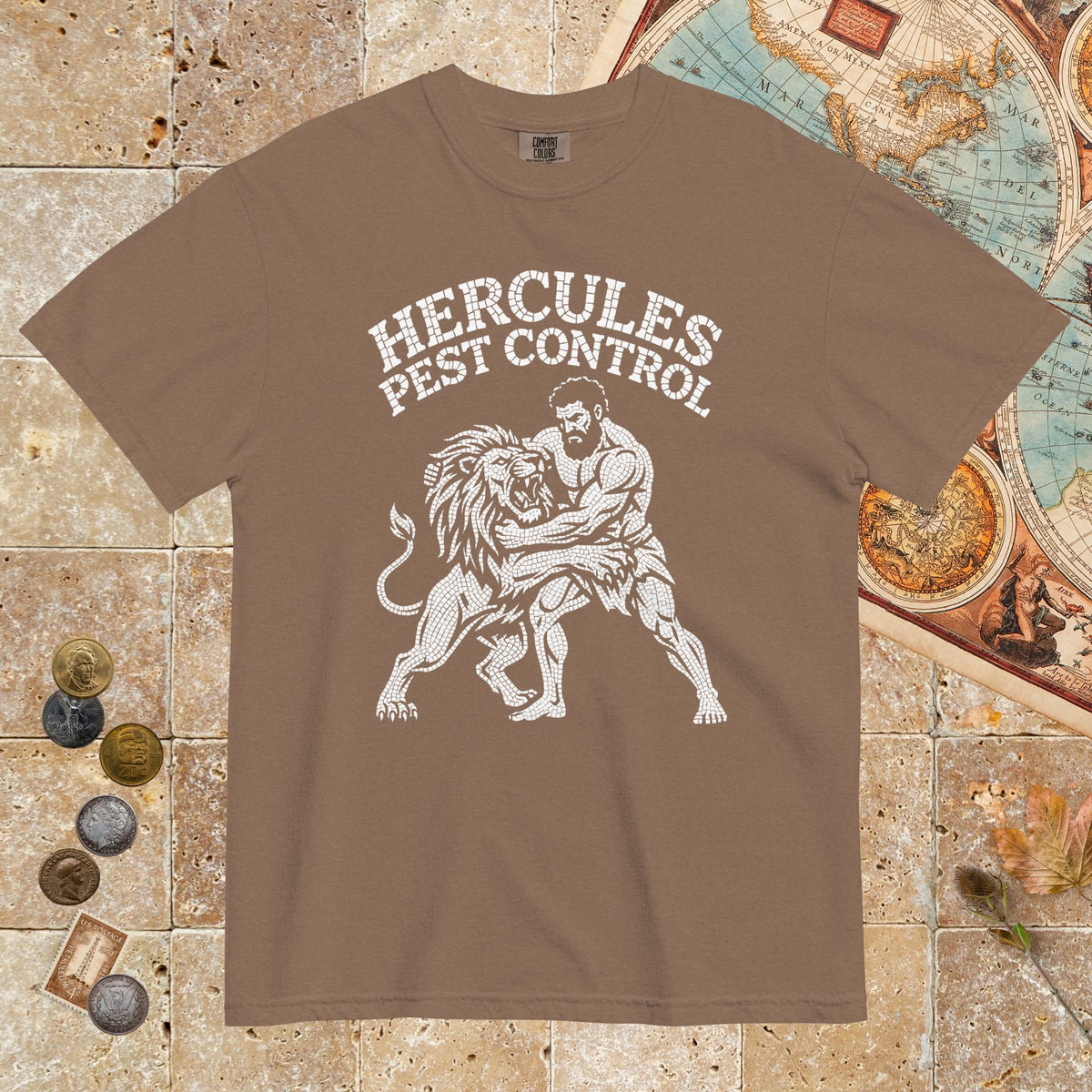 Espresso Hercules Pest Control - Premium Tee - history buff gift by HistoHead