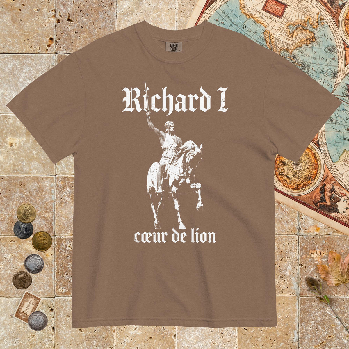 Espresso Richard I Coeur de Lion - Premium Tee - history buff gift by HistoHead