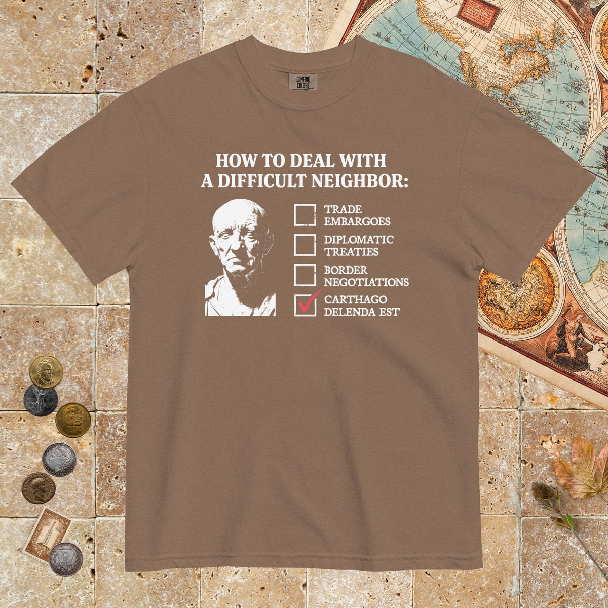 Espresso Cato's Foreign Policy - Premium Tee - history buff gift by HistoHead