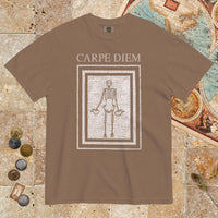 Espresso Carpe Diem Skeleton - Premium Tee - history buff gift by HistoHead
