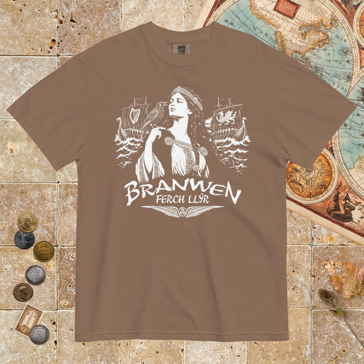 Espresso Branwen ferch Llŷr - Premium Tee - history buff gift by HistoHead