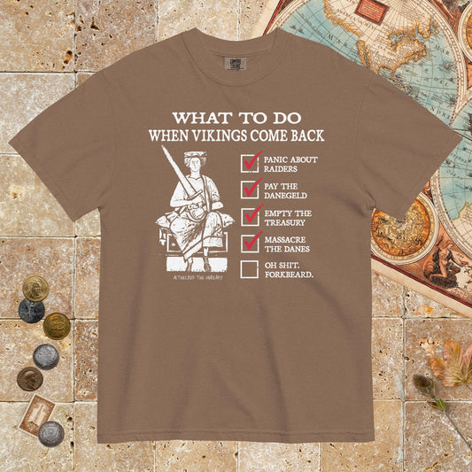 Espresso Æthelred the Unready Viking Raid Survival Guide - Premium Tee - history buff gift by HistoHead