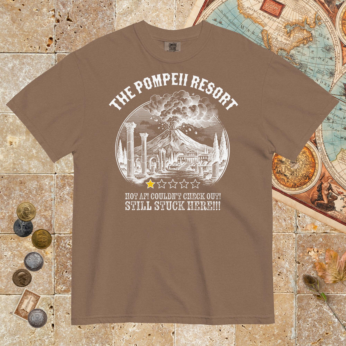 Espresso The Pompeii Resort Review - Premium Tee - history buff gift by HistoHead