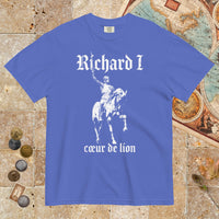 Flo Blue Richard I Coeur de Lion - Premium Tee - history buff gift by HistoHead