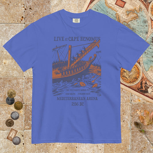 Flo Blue Battle of Cape Ecnomus - Premium Tee - history buff gift by HistoHead