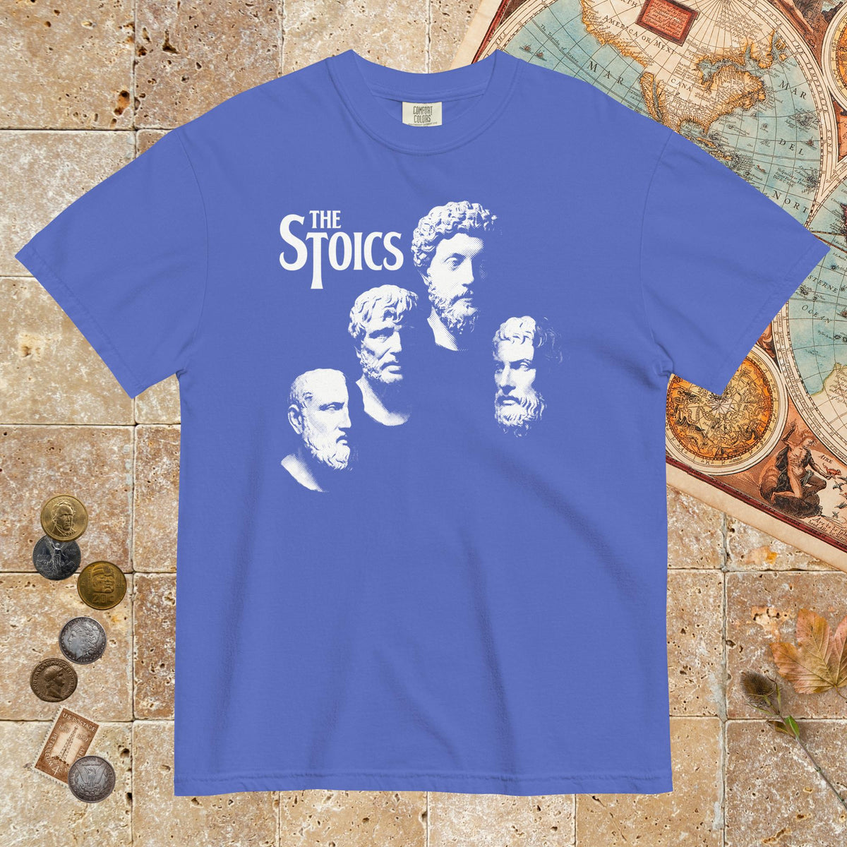 Flo Blue The Stoics - Premium Tee - history buff gift by HistoHead