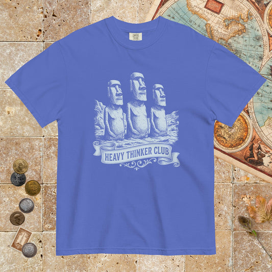 Flo Blue Heavy Thinker Club - Premium Tee - history buff gift by HistoHead