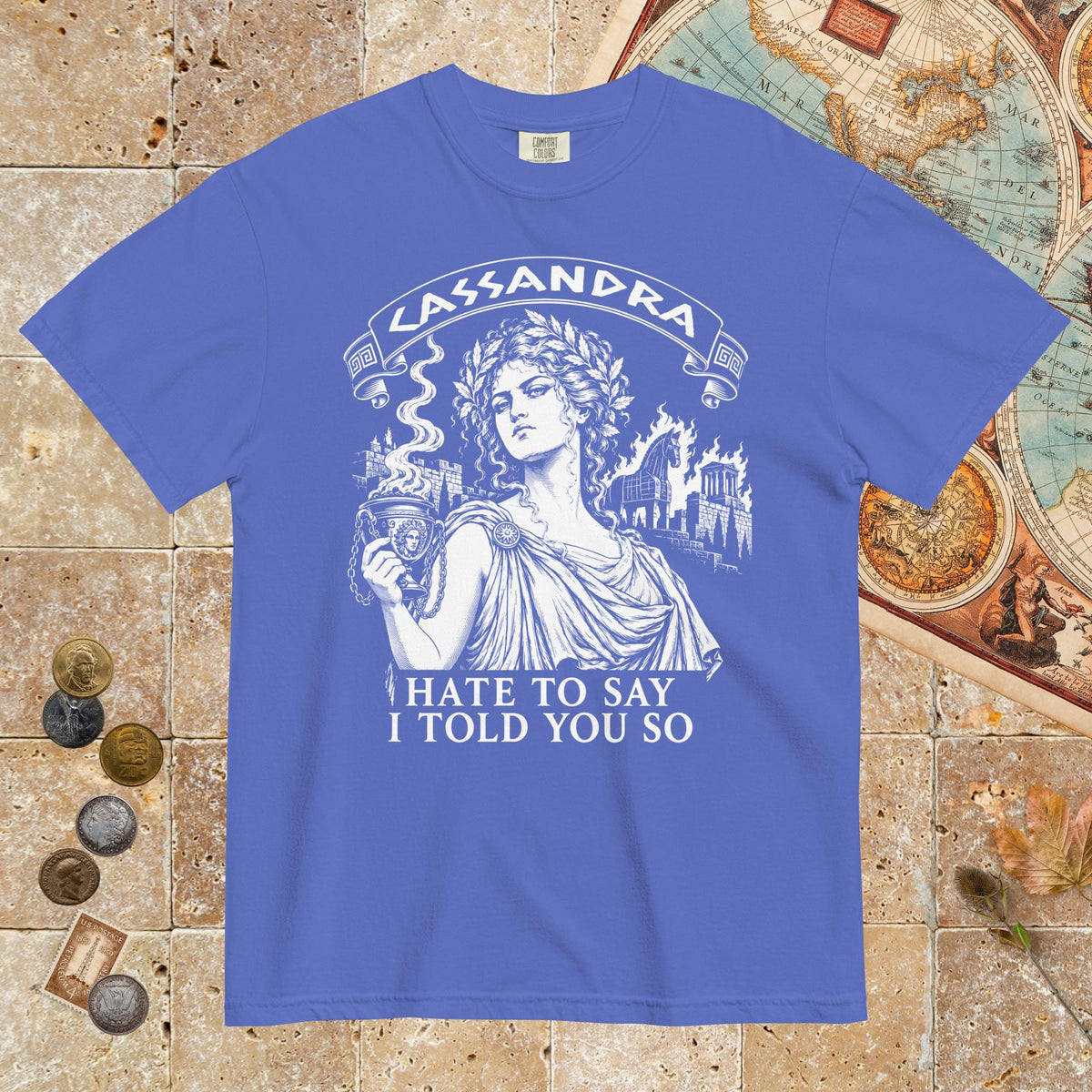 Flo Blue Cassandra Hate to Say I Told You So - Premium Tee - history buff gift by HistoHead