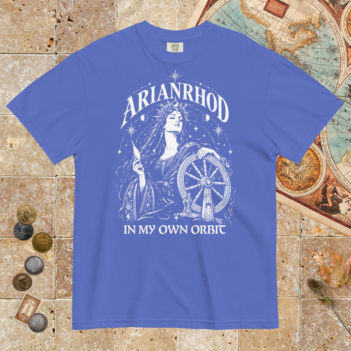 Flo Blue Arianrhod In My Own Orbit - Premium Tee - history buff gift by HistoHead