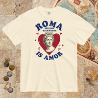Ivory Roma Spelled Backwards Is Amor - Premium Tee - history buff gift by HistoHead