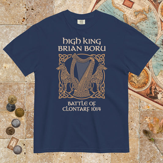 True Navy Brian Boru - Premium Tee - history buff gift by HistoHead