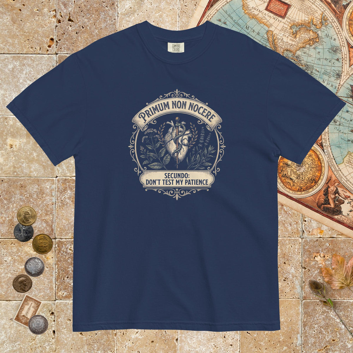 True Navy First Do No Harm - Premium Tee - history buff gift by HistoHead