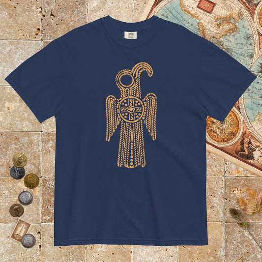 True Navy Anglo-Saxon Eagle - Premium Tee - history buff gift by HistoHead
