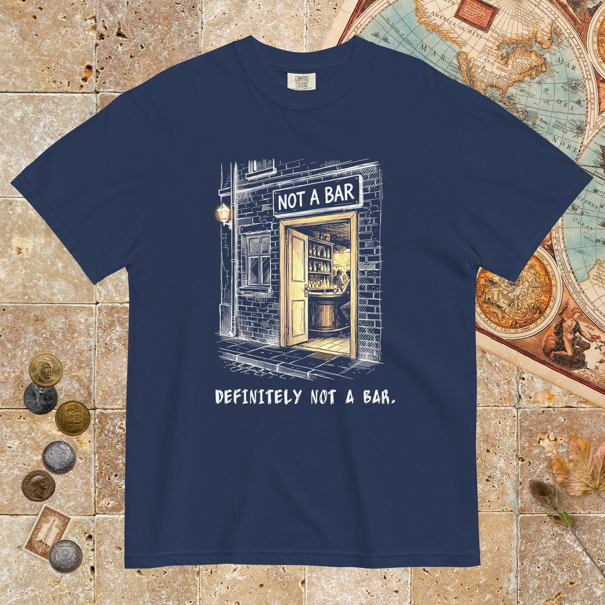 True Navy Not A Bar - Premium Tee - history buff gift by HistoHead