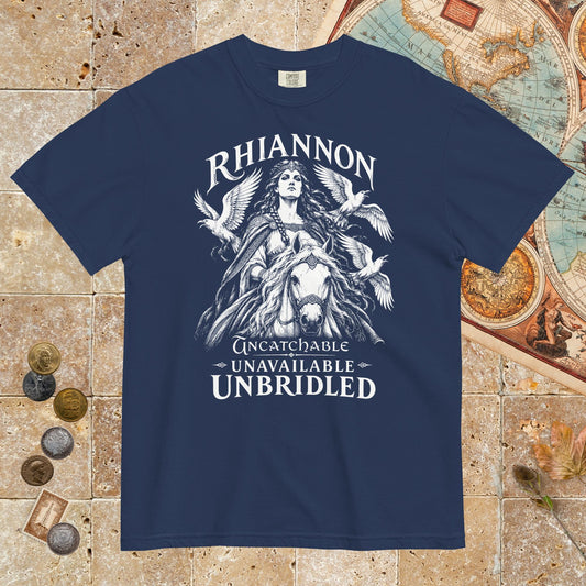True Navy Rhiannon Uncatchable Unavailable Unbridled - Premium Tee - history buff gift by HistoHead