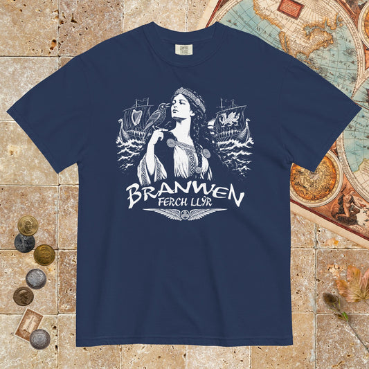 True Navy Branwen ferch Llŷr - Premium Tee - history buff gift by HistoHead