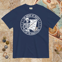 True Navy Great At Dates - Premium Tee - history buff gift by HistoHead