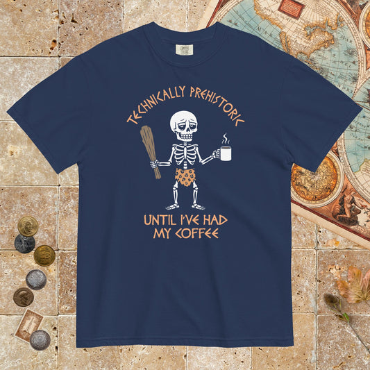 True Navy Until I've Had My Coffee - Premium Tee - history buff gift by HistoHead