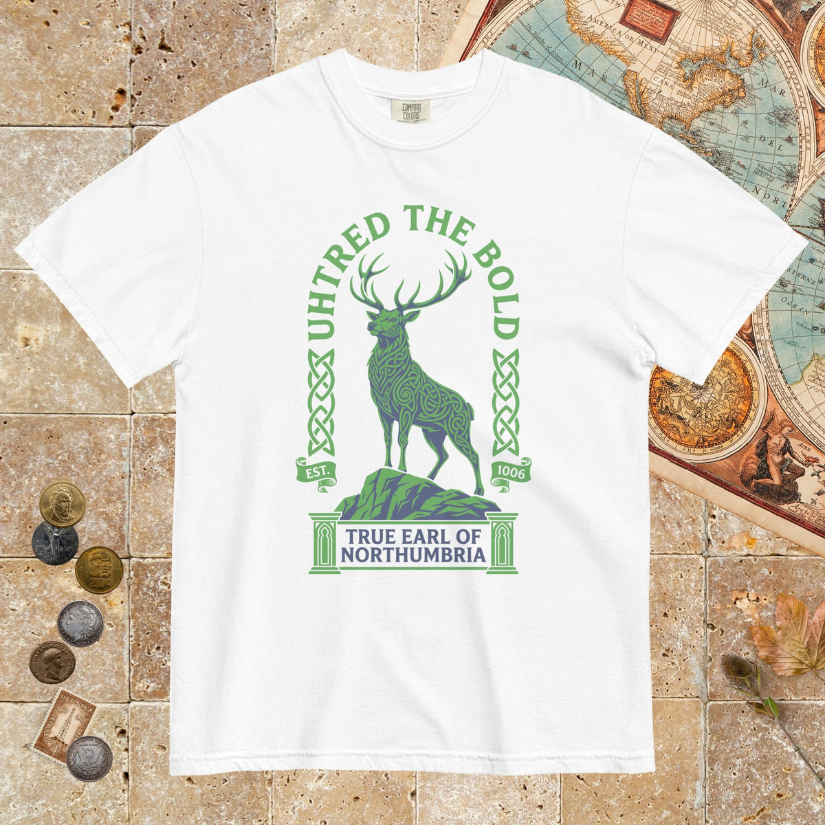 White Uhtred the Bold - Premium Tee - history buff gift by HistoHead