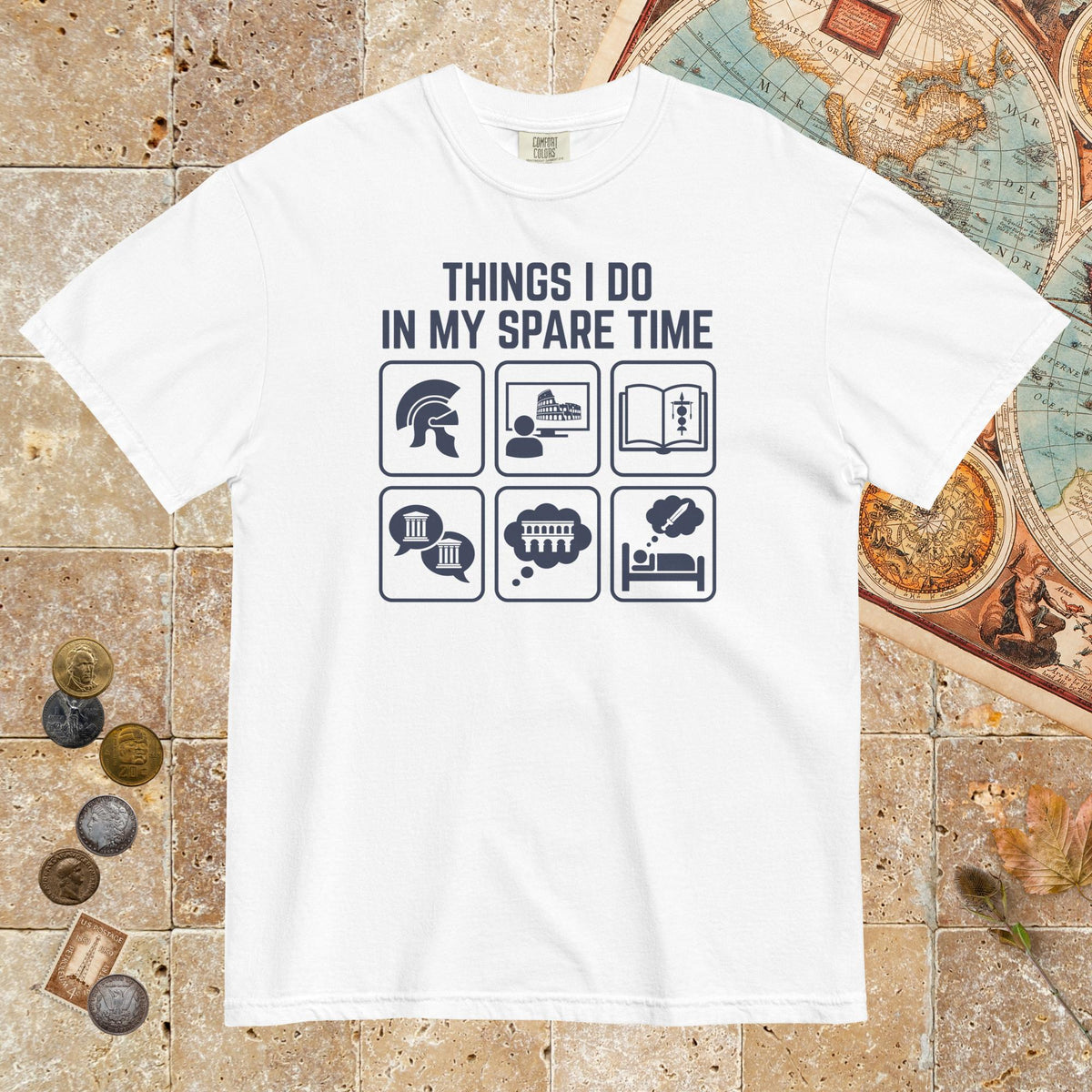 White Things I do in My Spare Time - Premium Tee - history buff gift by HistoHead