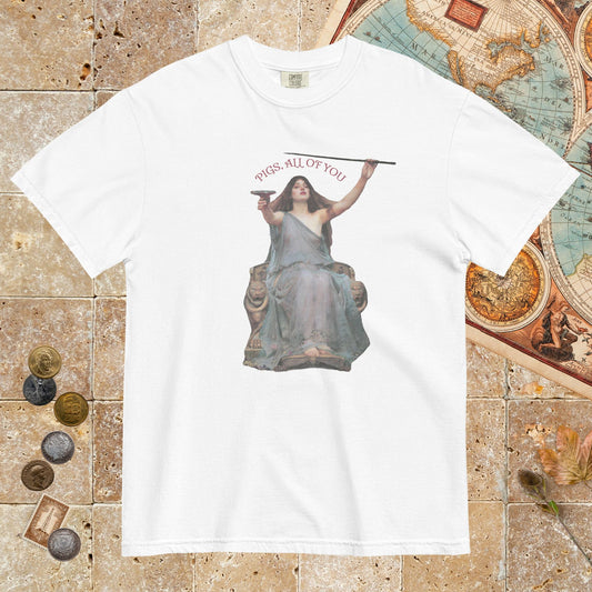 White Circe Pigs All of You - Premium Tee - history buff gift by HistoHead