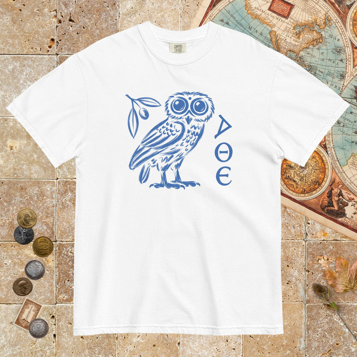 White Owl of Athena - Premium Tee - history buff gift by HistoHead